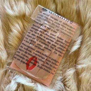 Slip Silk Face Covering Pink Kiss New